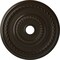 Ekena Millwork Cole Ceiling Medallion (Fits Canopies up to 9 1/8"), 25 3/8"OD x 3 3/8"ID x 1 3/8"P, Stone Hearth CM25COSHF - alternate 1